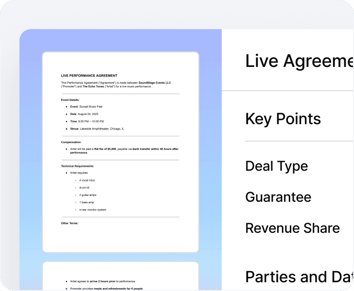 Document and Data Dashboard